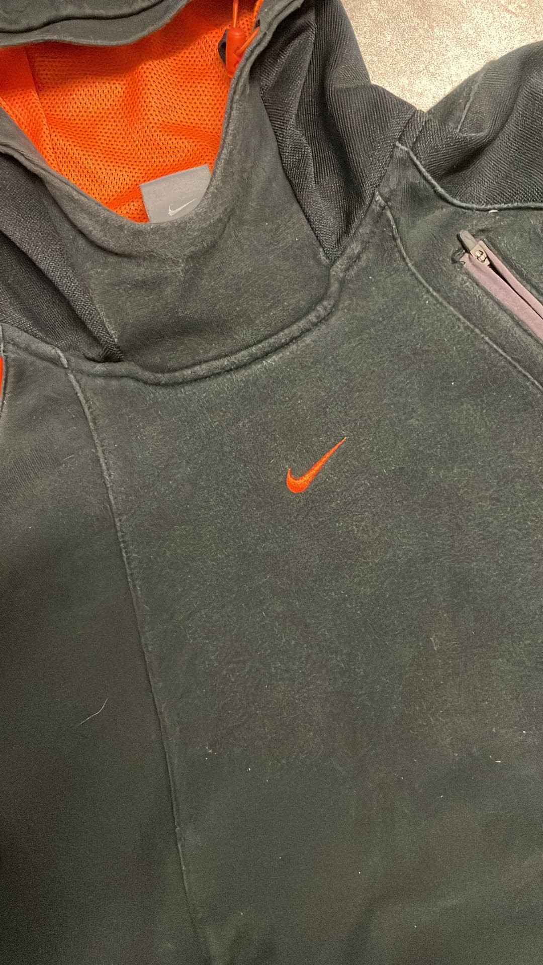 Nike Shox Hoodie Black/Orange — 3