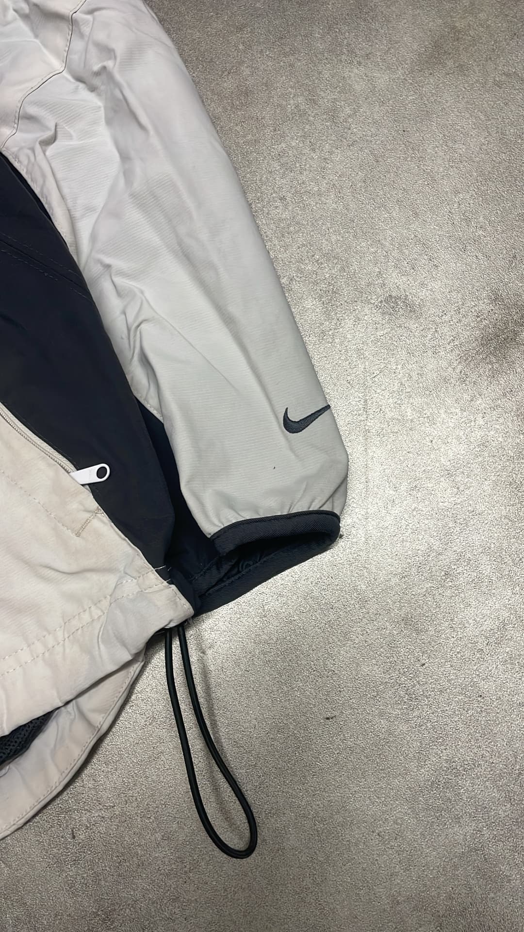 Nike Shox 1/4 Zip Windbreaker White/Black — 4
