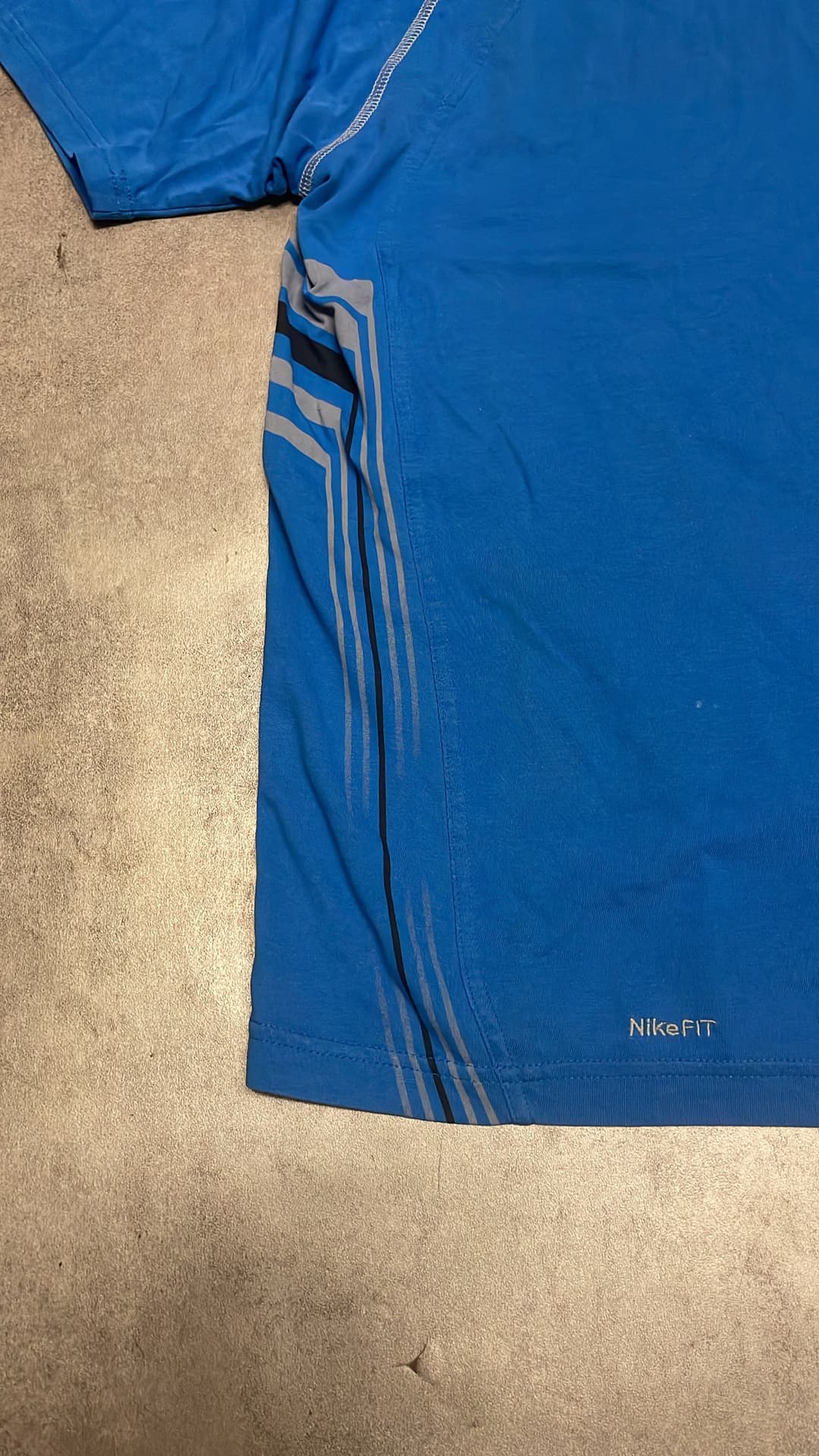 Nike Training T-Shirt Blue — 3
