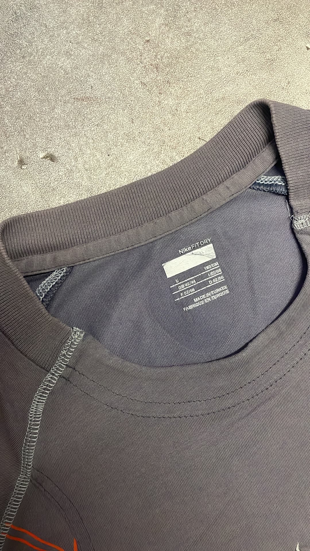 Nike Training T-Shirt Grey — 5