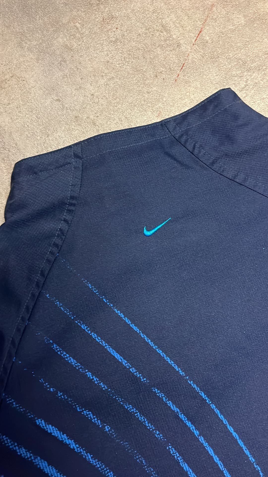 Nike Tn 1/4 Zip Windbreaker Navy/Blue — 7