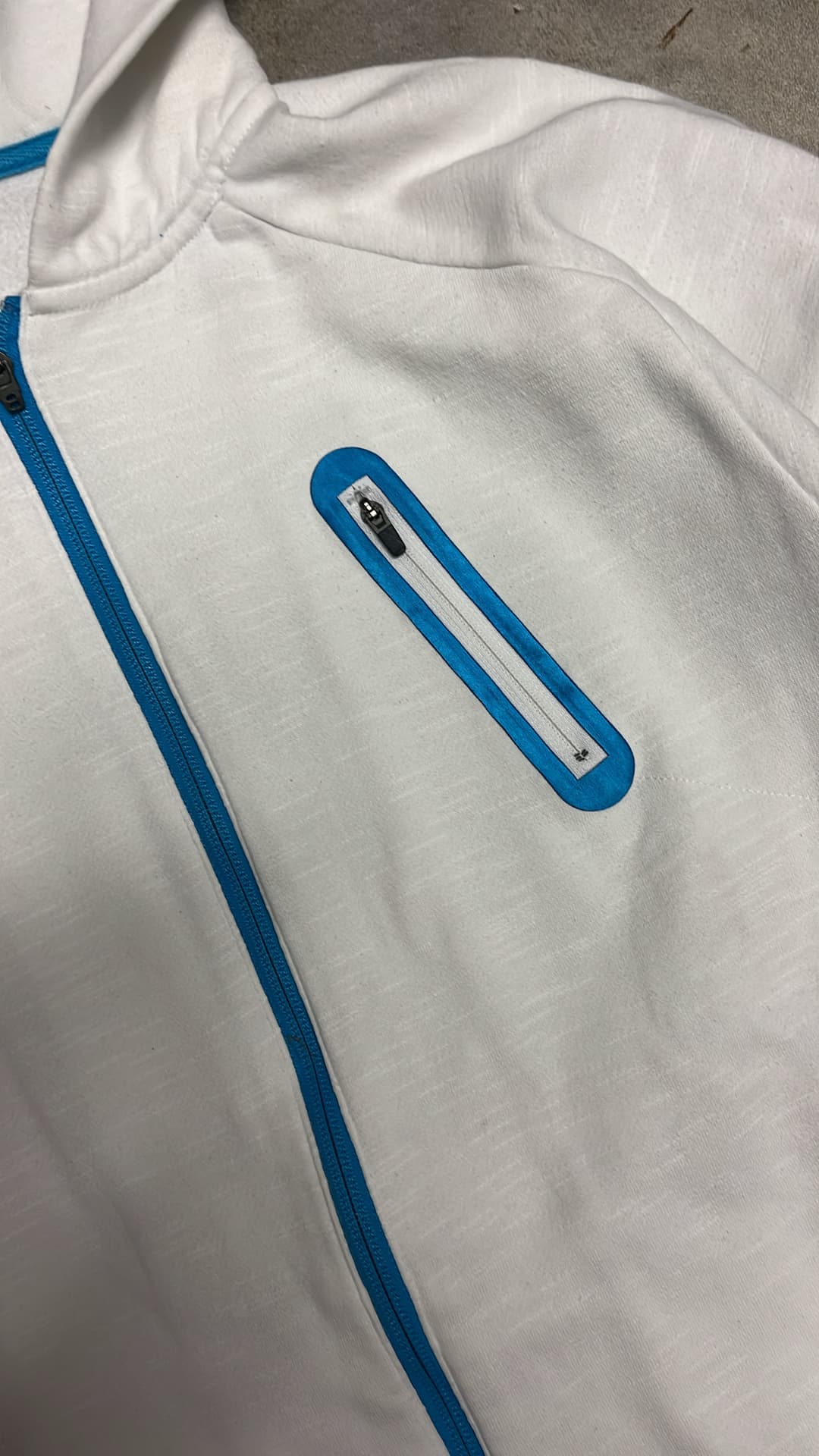 Nike Tn Zip-Up White/Blue — 3