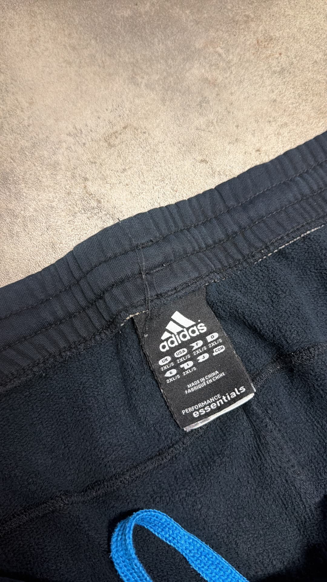 Adidas PE Jogger Black/Blue — 4