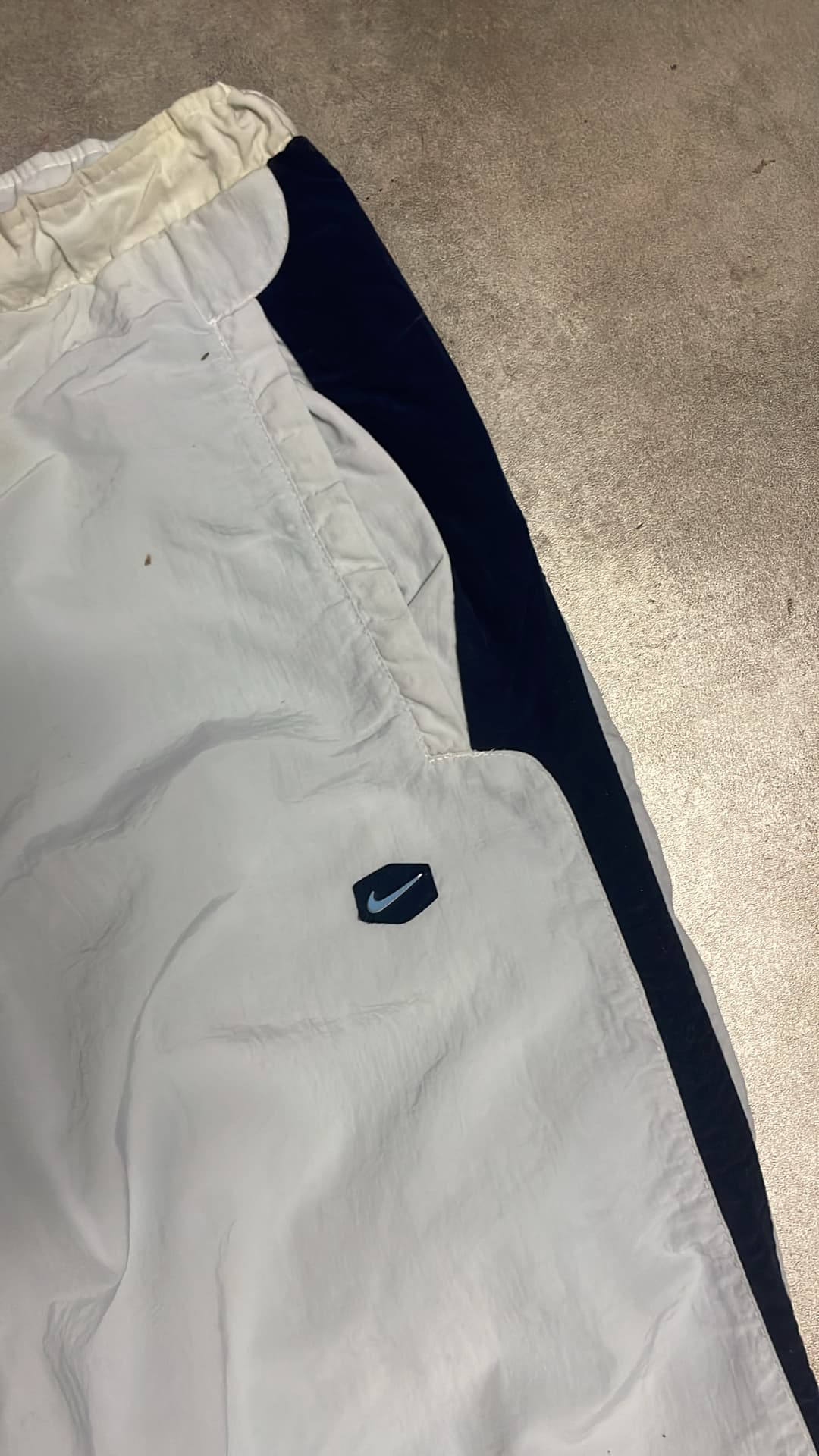 Nike Hex Trackpants White/Navy — 3