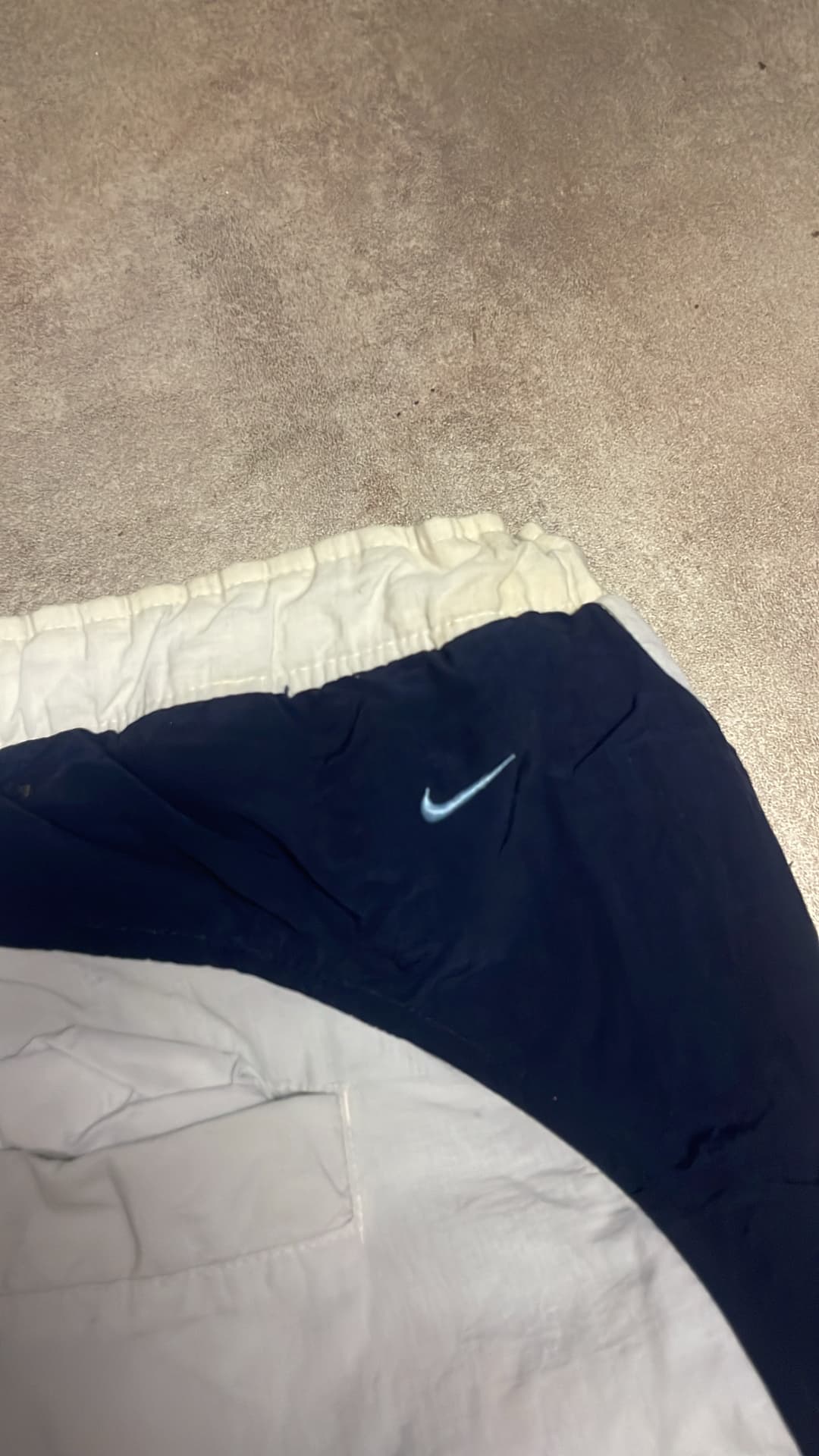 Nike Hex Trackpants White/Navy — 5