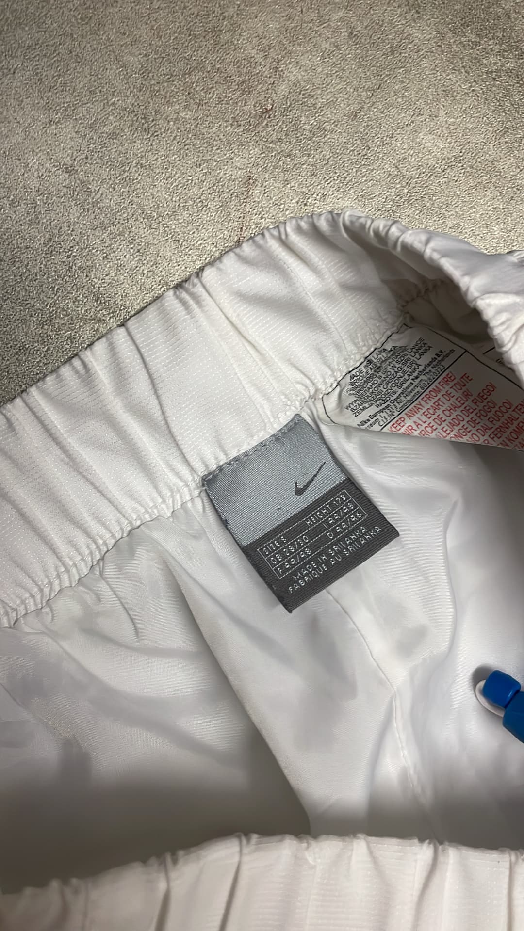 Nike Tn Trackpants White/Blue — 6