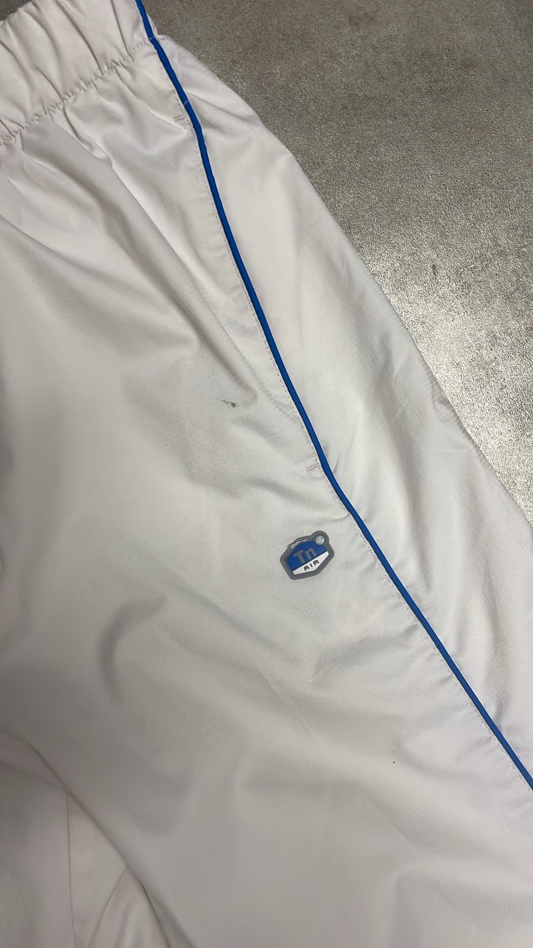 Nike Tn Trackpants White/Blue — 4