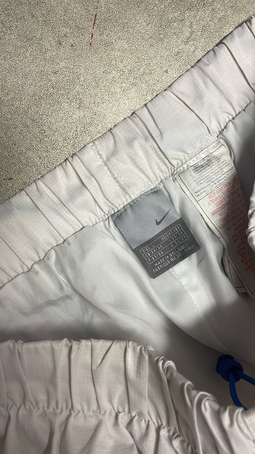 Nike Tn Trackpants White/Blue — 6