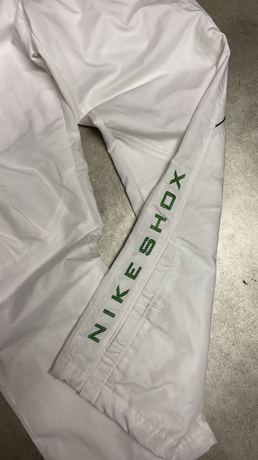 Nike Shox Trackpants White/Green — 3