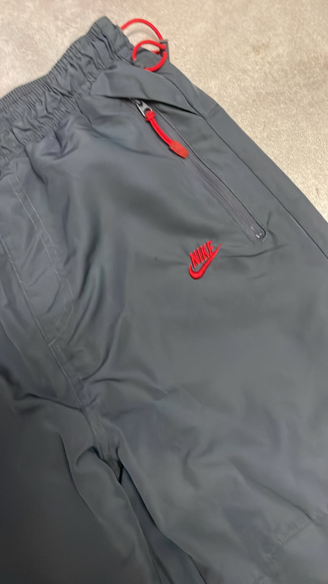 Nike Airmax LTD Trackpants Grey/Red — 3