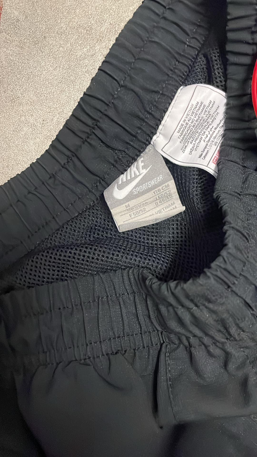 Nike Airmax LTD Trackpants Black/Red — 6