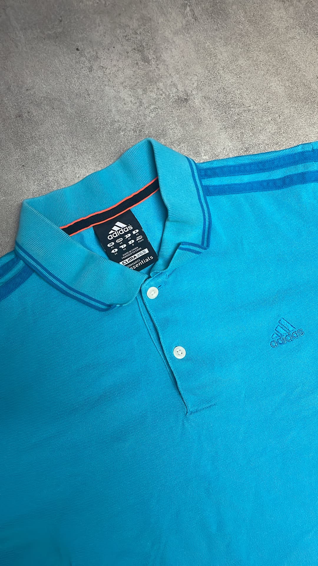 Adidas PE Poloshirt Turquoise — 3