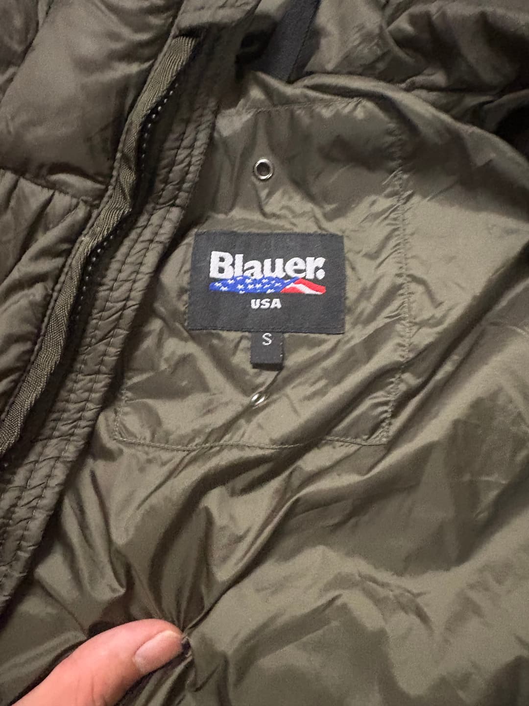Blauer USA Basic Puffer Olive — 3