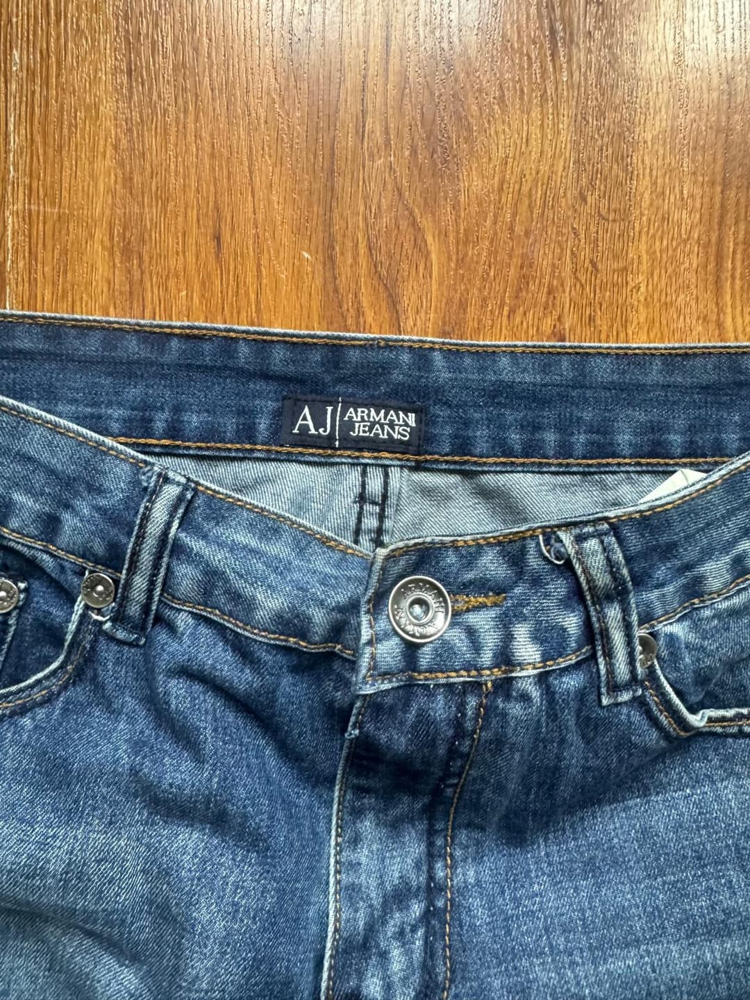 Armani Big Print jeans Blue — 3