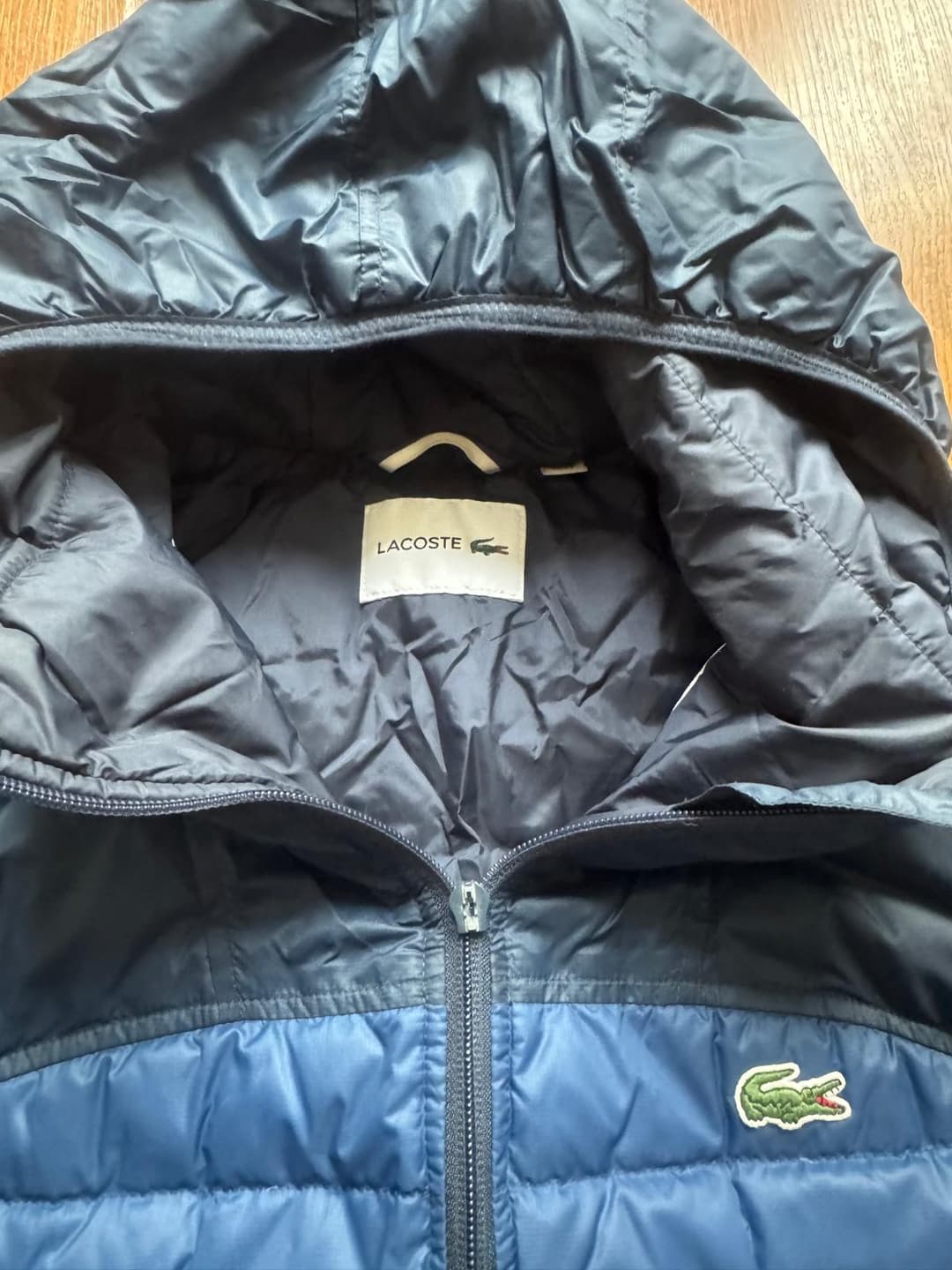 Lacoste Bicolor Puffer Navy — 2