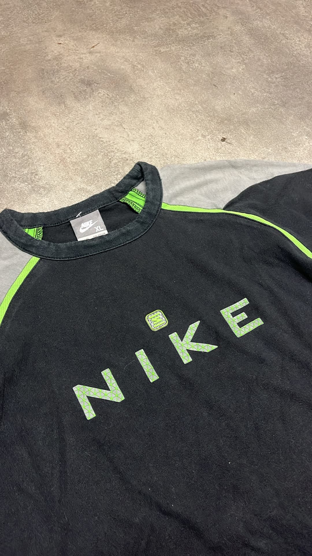 Nike Shox T-Shirt Black/Neon-Green — 4