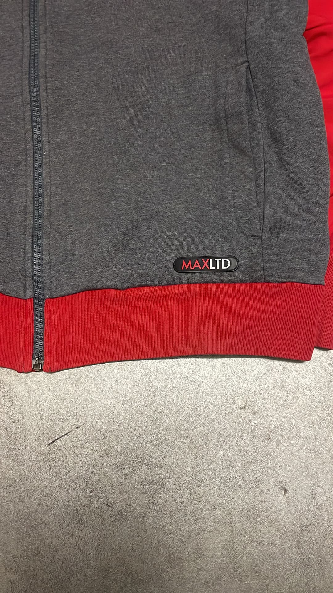 Nike Airmax LTD Zip-Up Red/Grey — 3