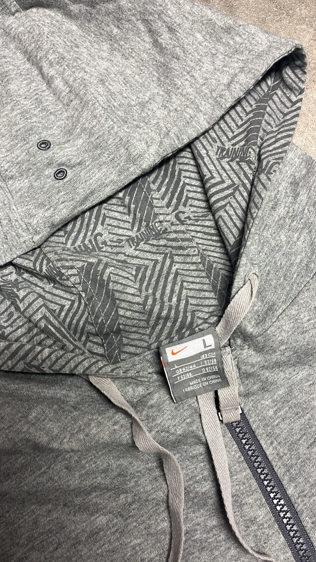 Nike Training Zip-Up Grey — 5