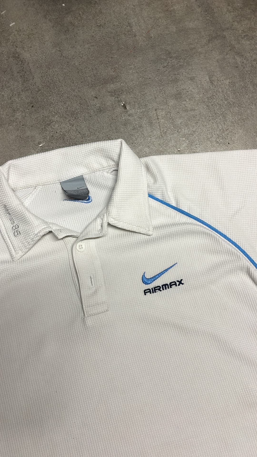 Nike Airmax 95 Poloshirt White — 3