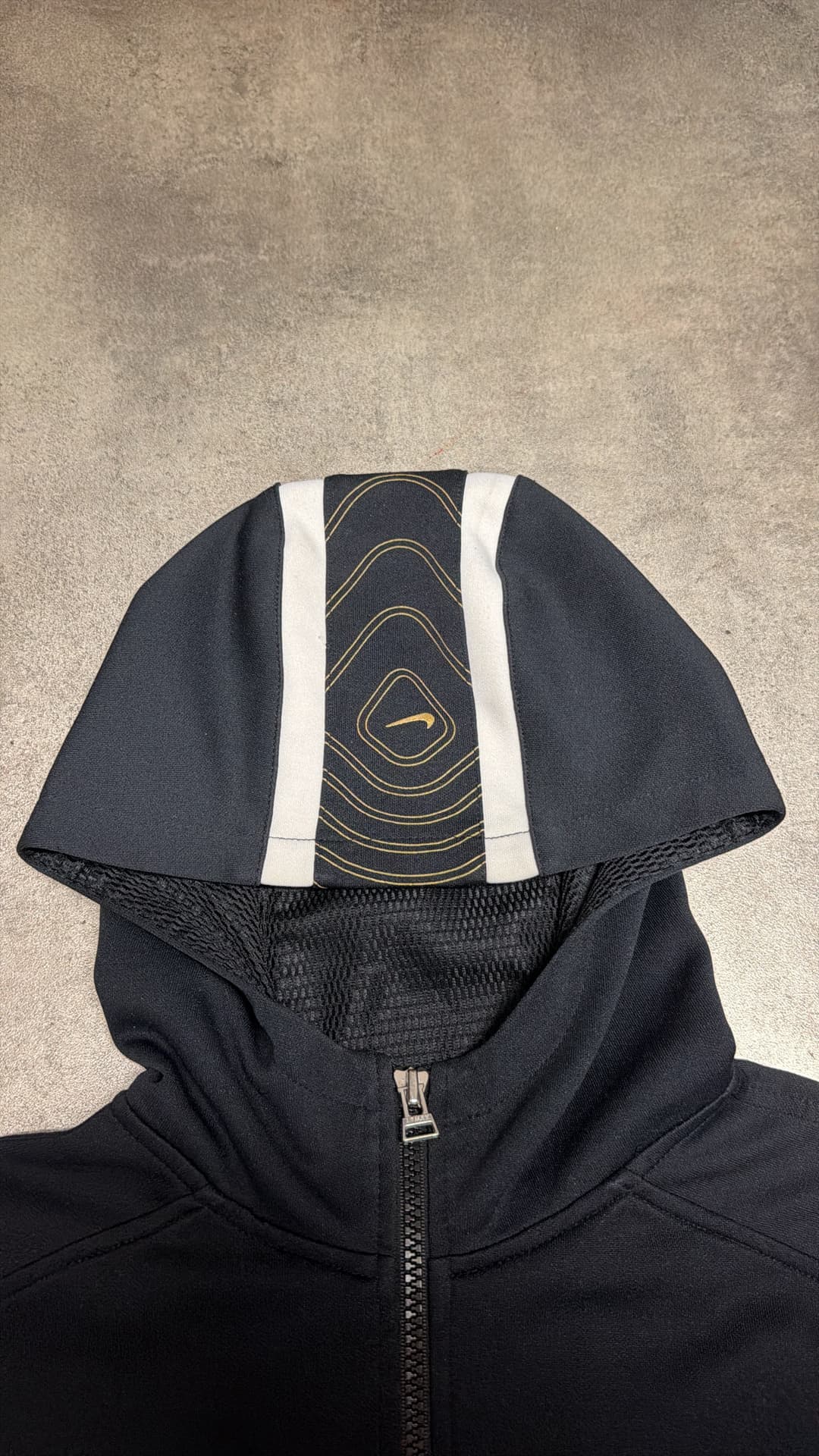 Nike FHS Zip-Up Black/Gold — 4