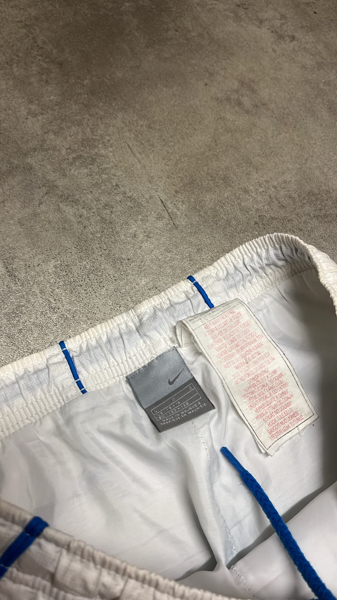 Nike Tn Trackpants White/Blue — 4