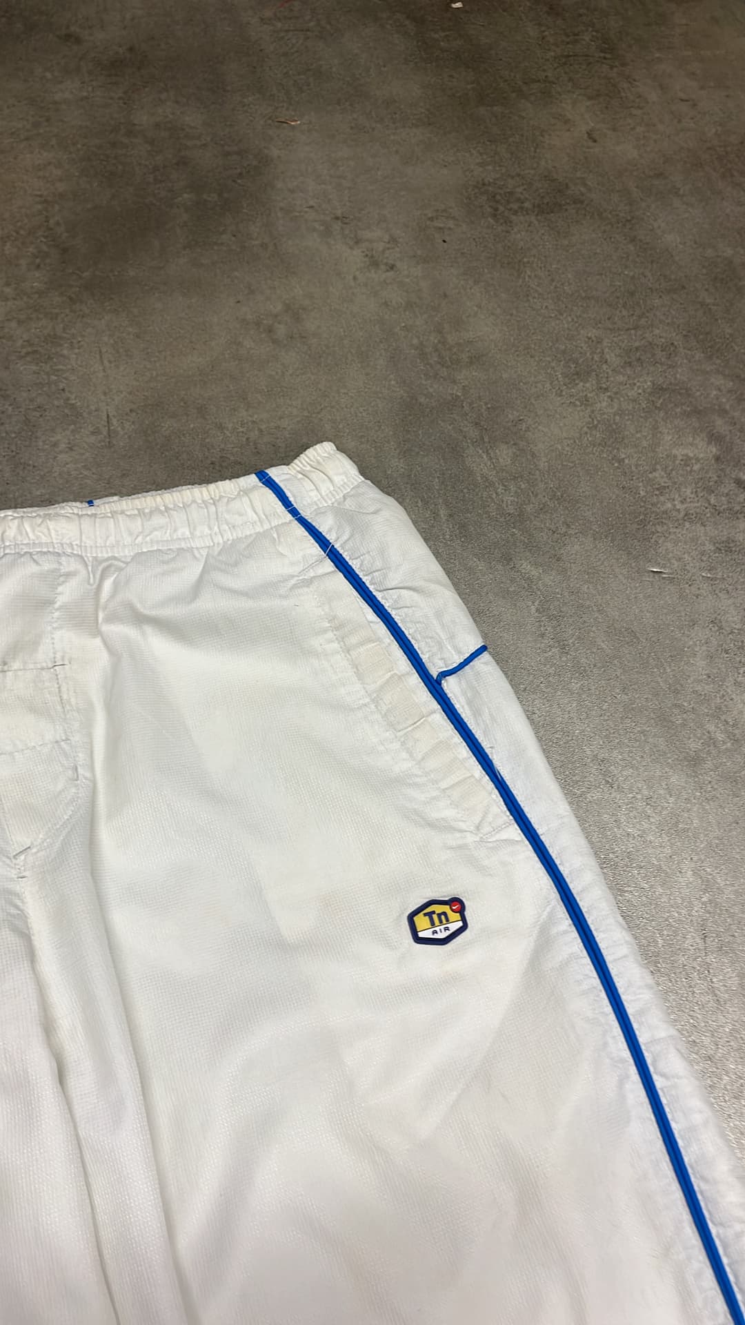 Nike Tn Trackpants White/Blue — 3