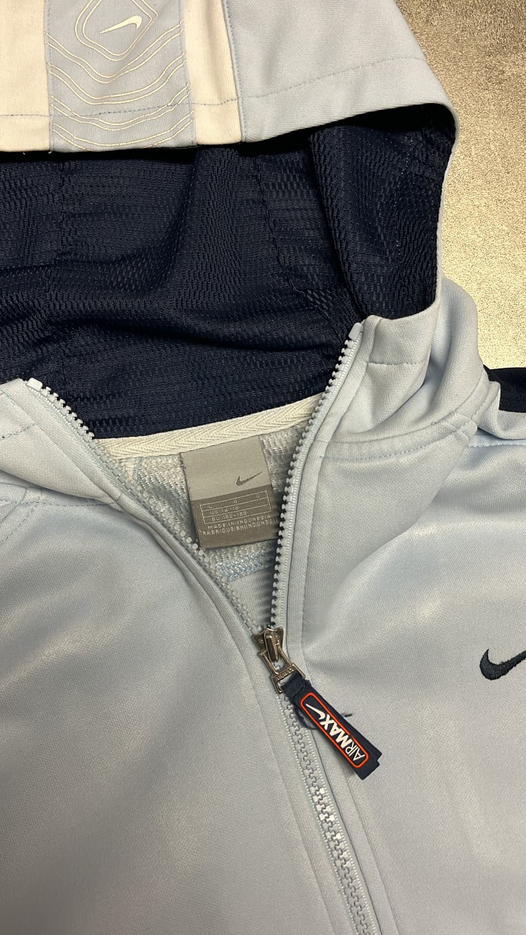Nike Airmax FHS Zip-Up Light Blue — 4
