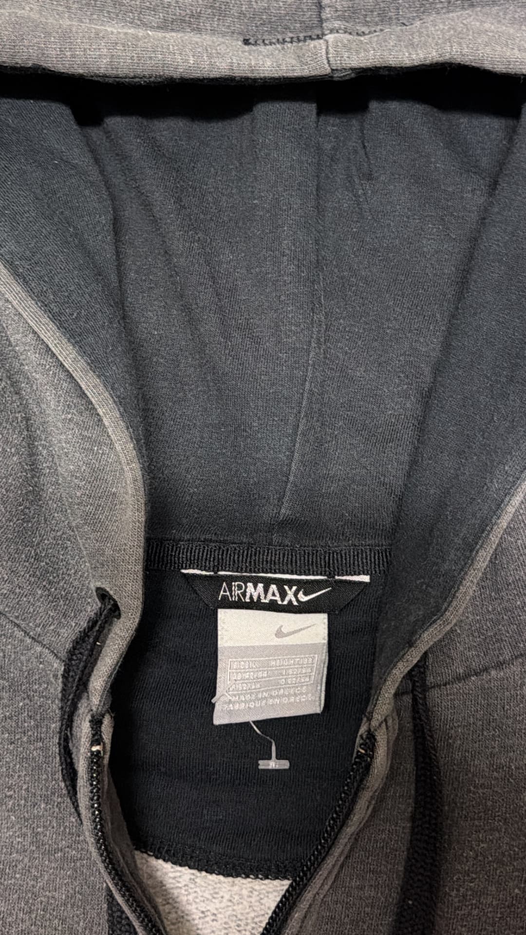 Nike Airmax Zip-Up Grey — 4