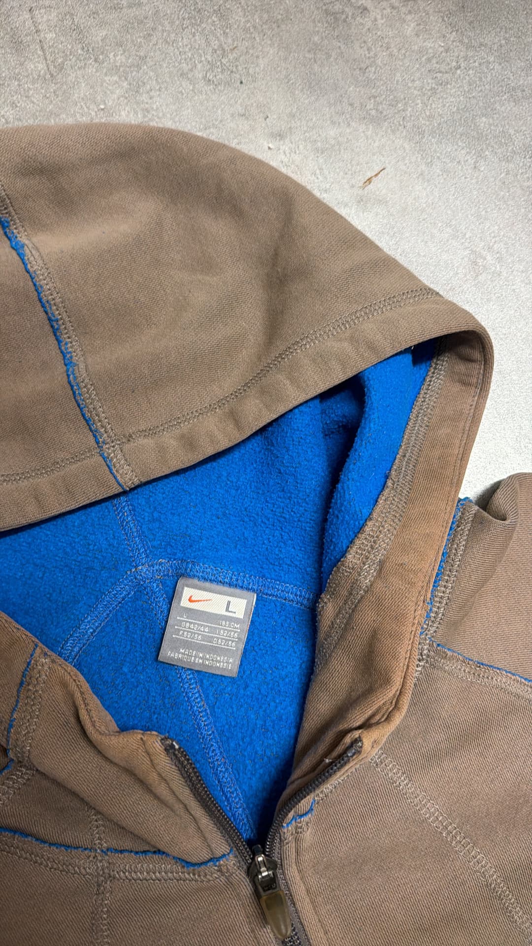 Nike Mp3 Zip-Up Brown/Blue — 8