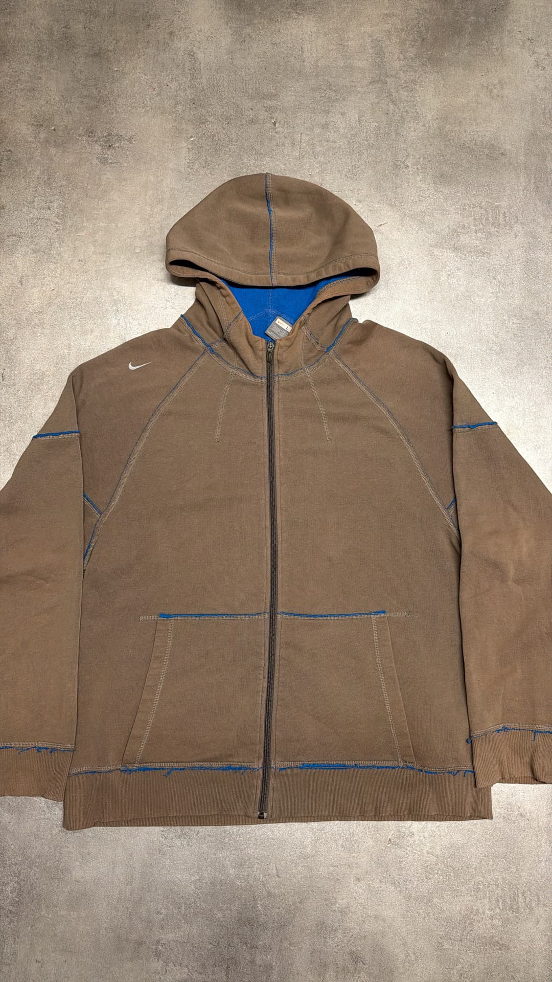 Nike Mp3 Zip-Up Brown/Blue — 2