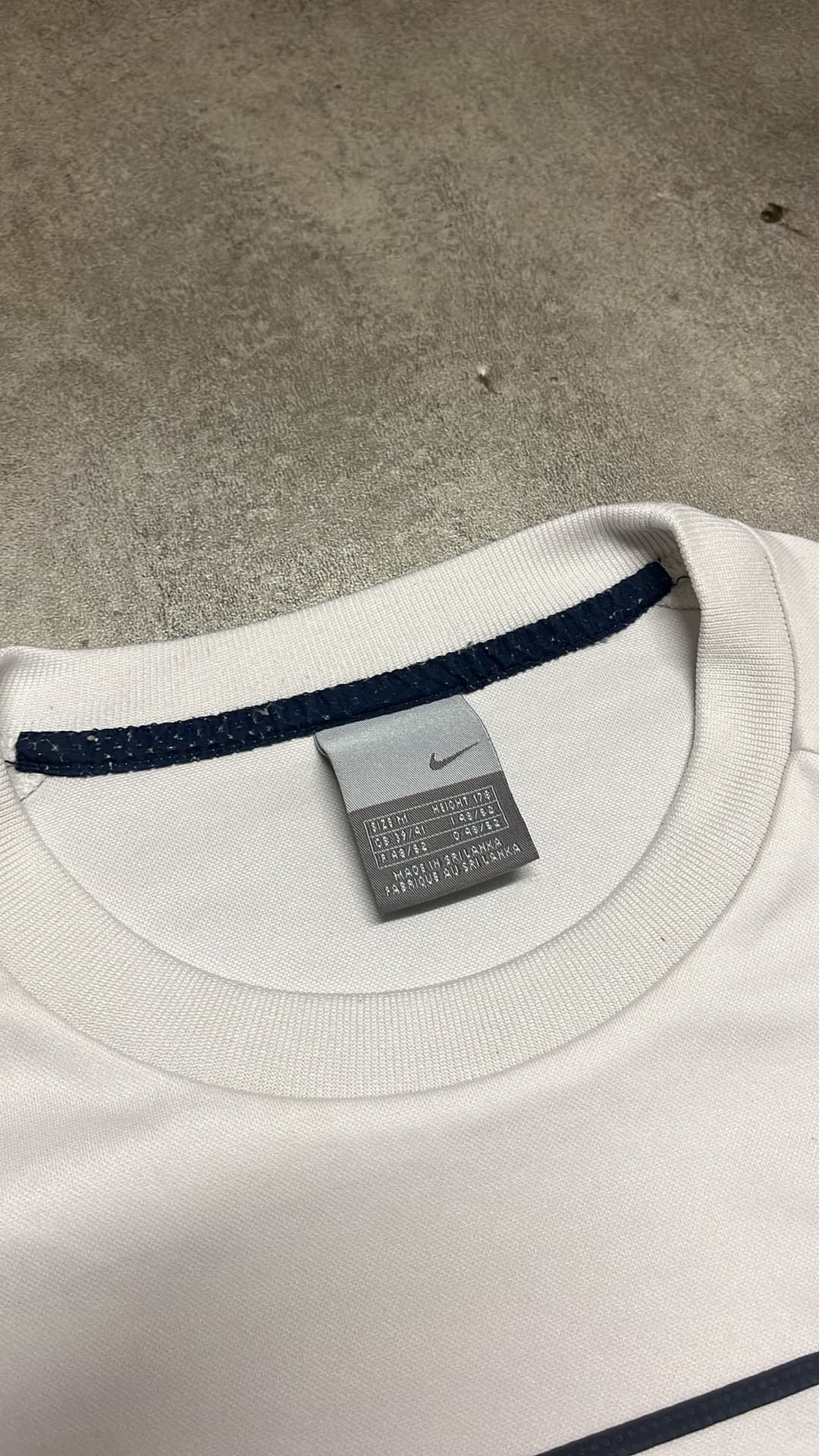 Nike Shox T-Shirt White/Navy — 7