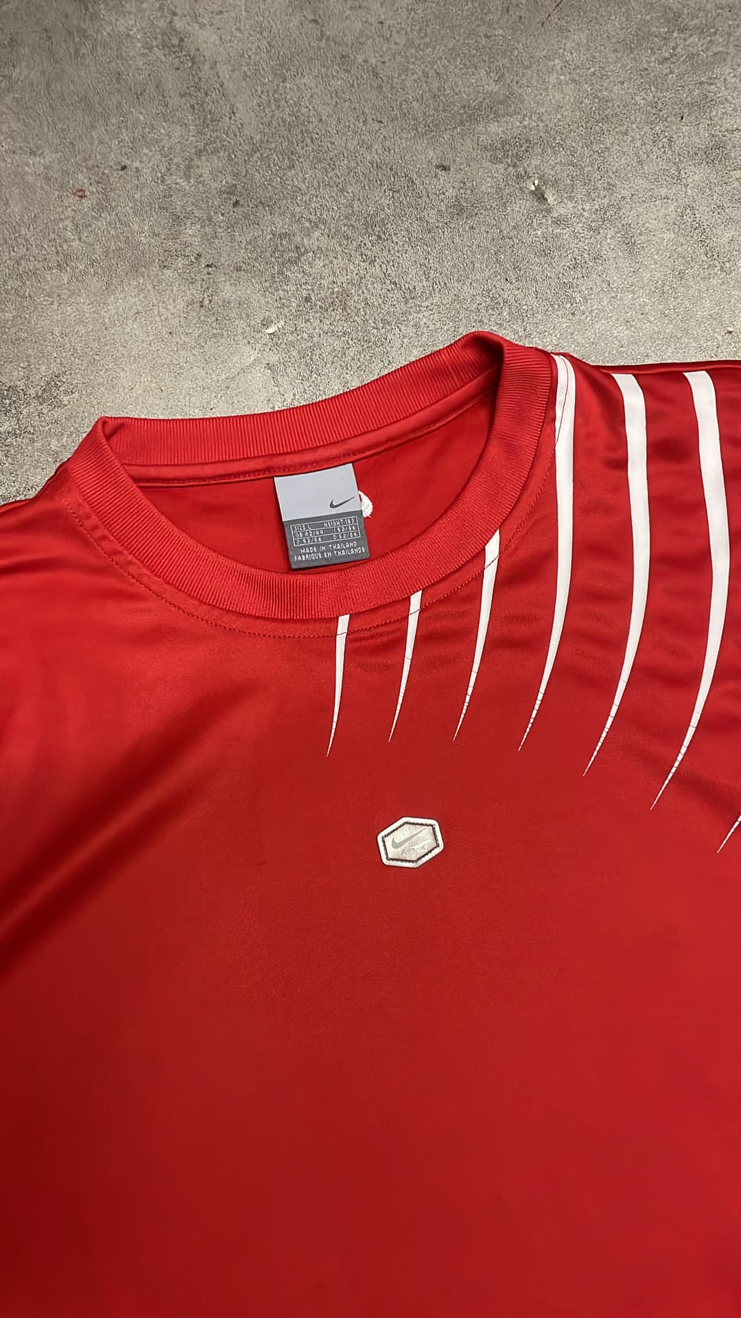 Nike Hex T-Shirt Red/White — 3