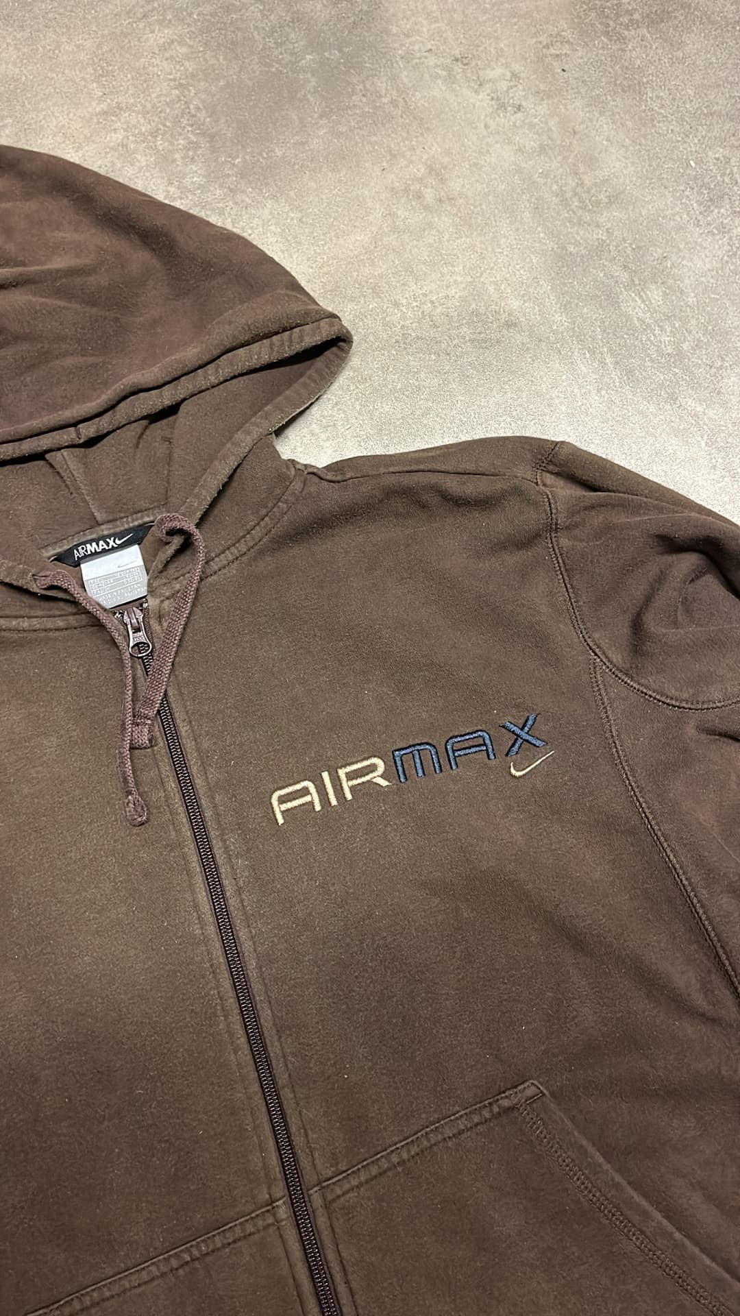 Nike Airmax Zip-Up Brown — 3