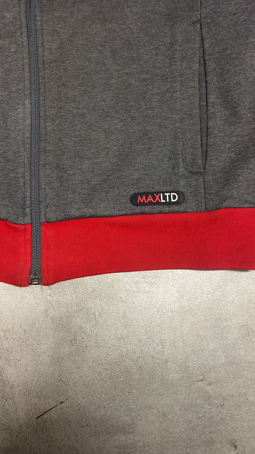 Nike Airmax LTD Zip-Up Red/Grey — 3