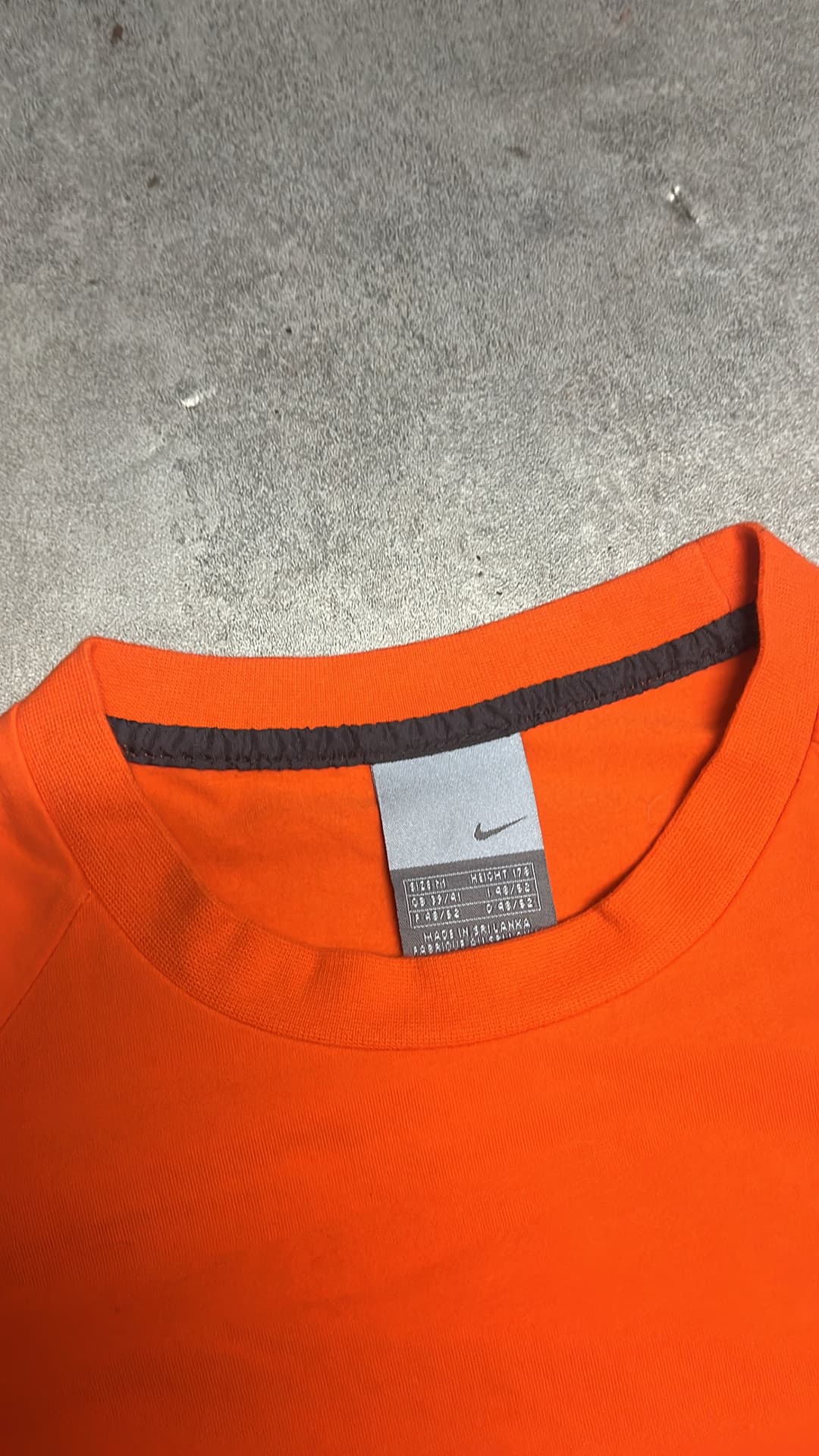 Nike Shox T-Shirt Orange/Navy — 5