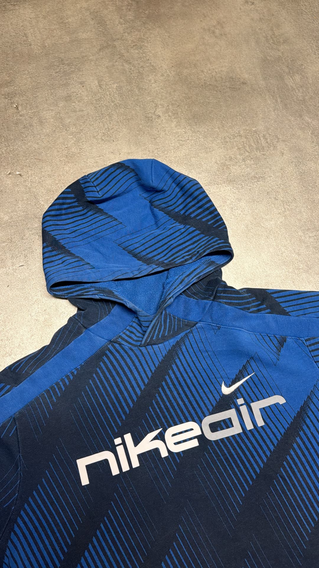 Nike Air Hoodie Blue/Grey — 4