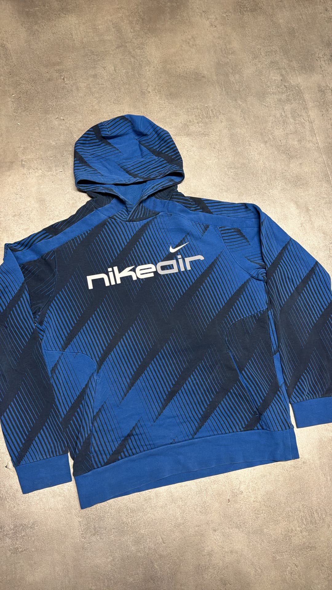 Nike Air Hoodie Blue/Grey — 3