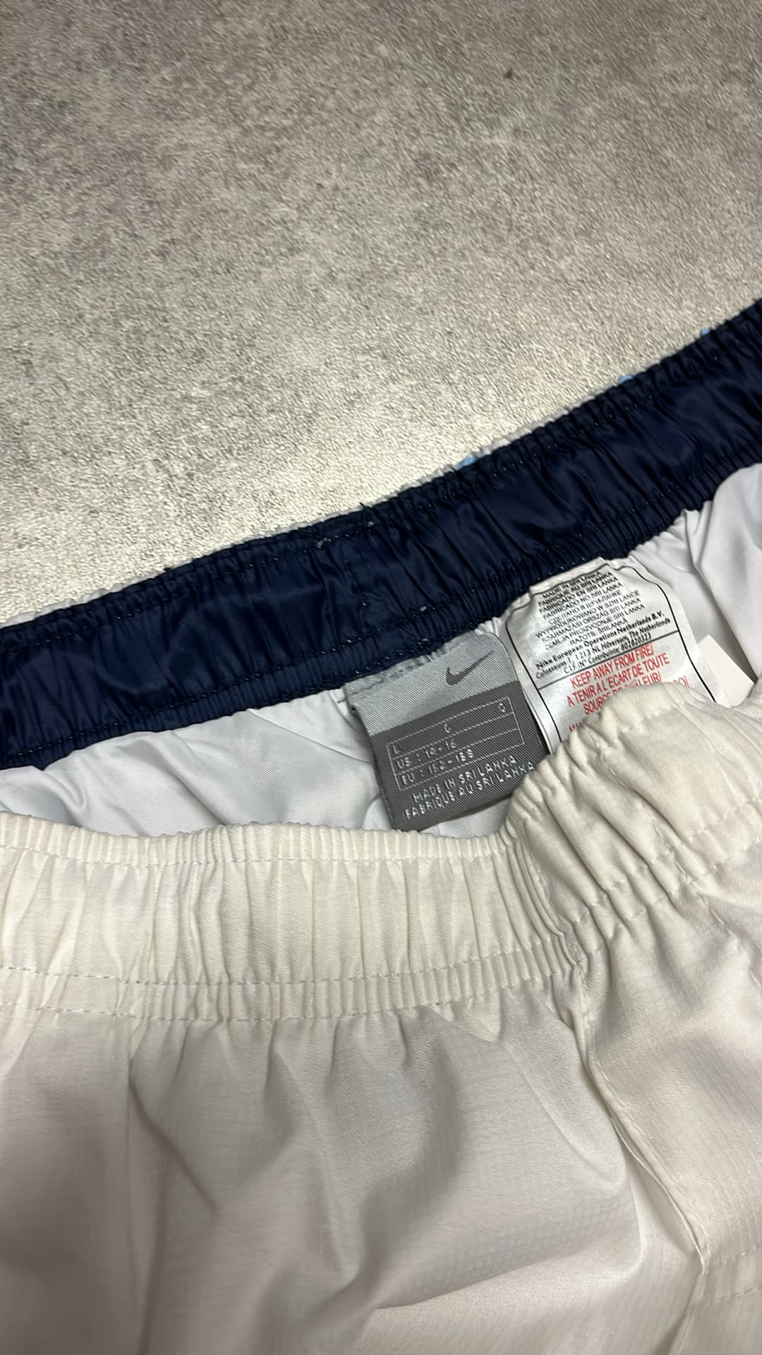 Nike Tn Shorts White/Blue — 4