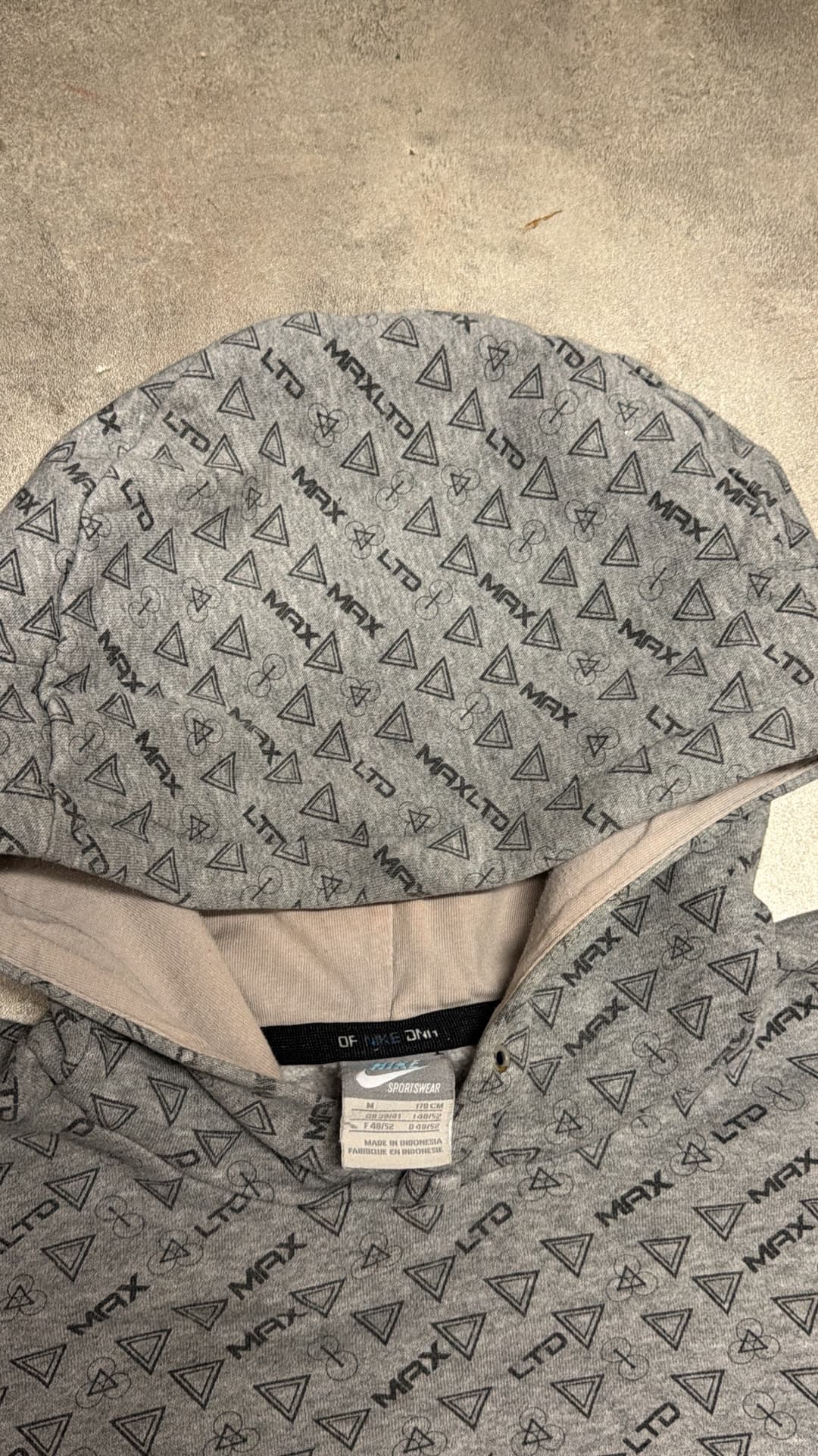 Nike Airmax LTD Hoodie Grey — 6
