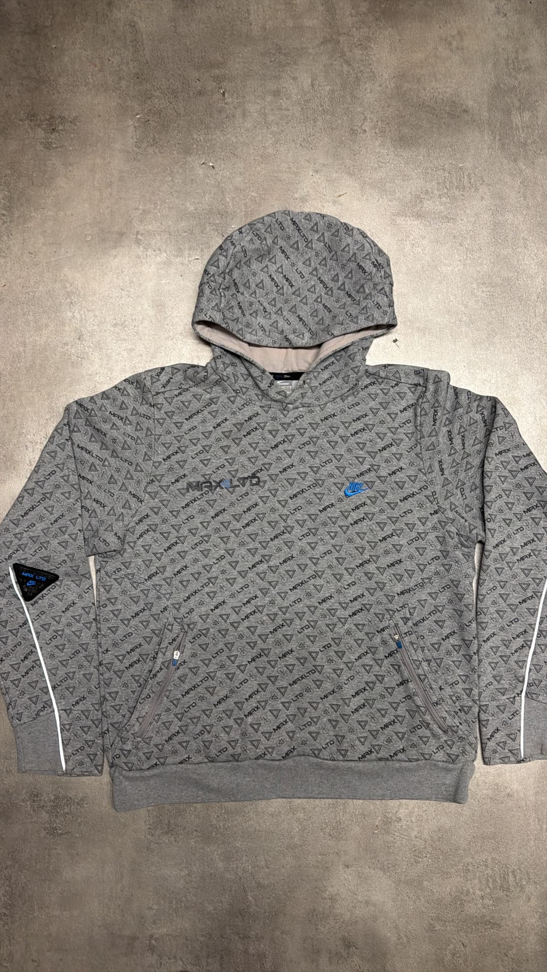 Nike Airmax LTD Hoodie Grey — 3