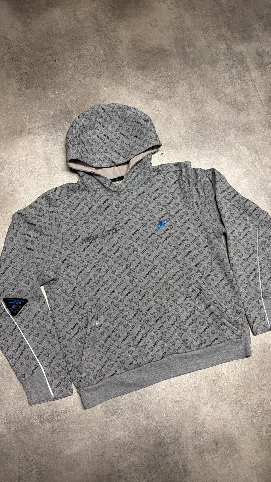 Nike Airmax LTD Hoodie Grey — 2