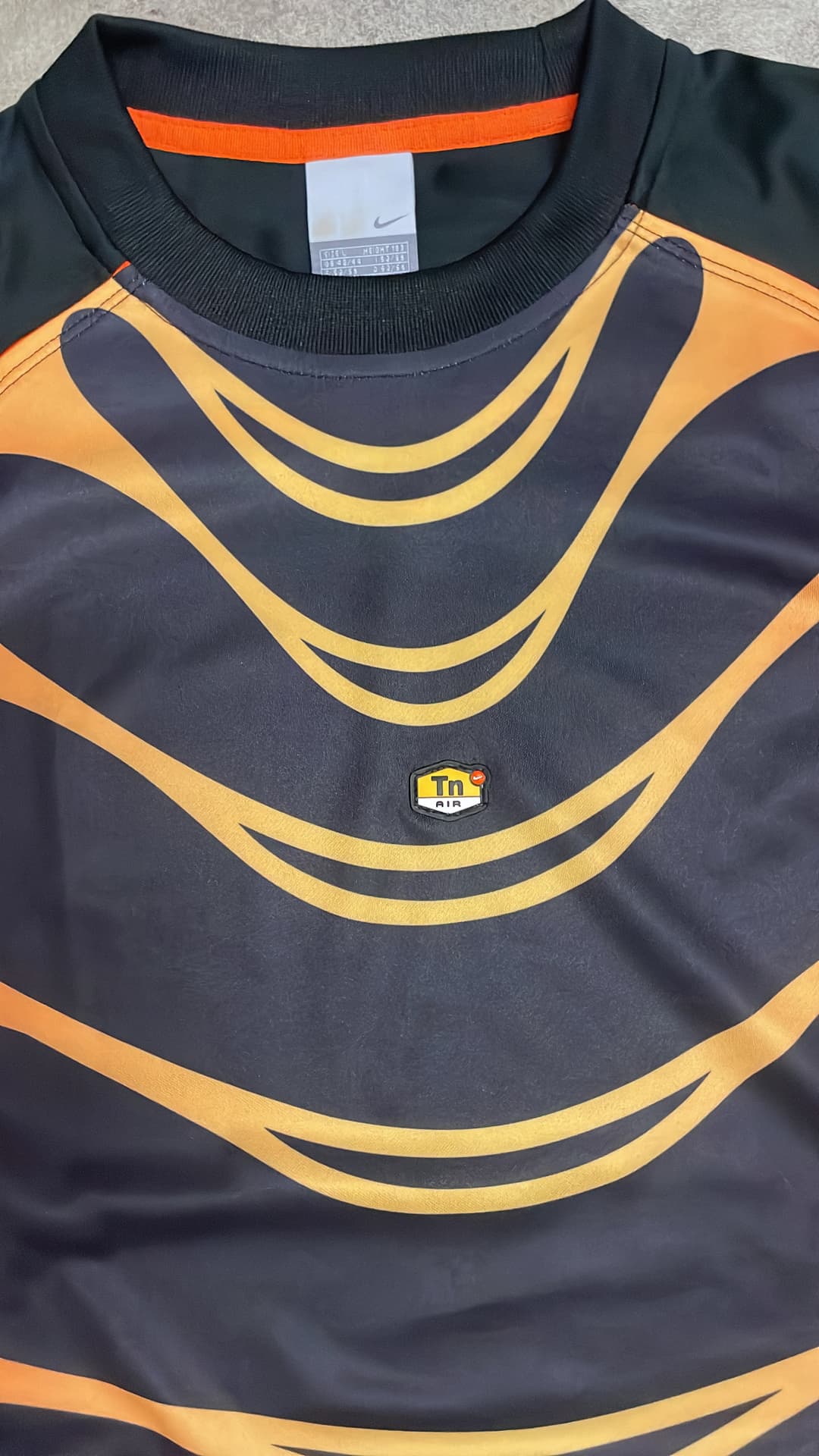 Nike Tn T-Shirt Black/Orange — 3