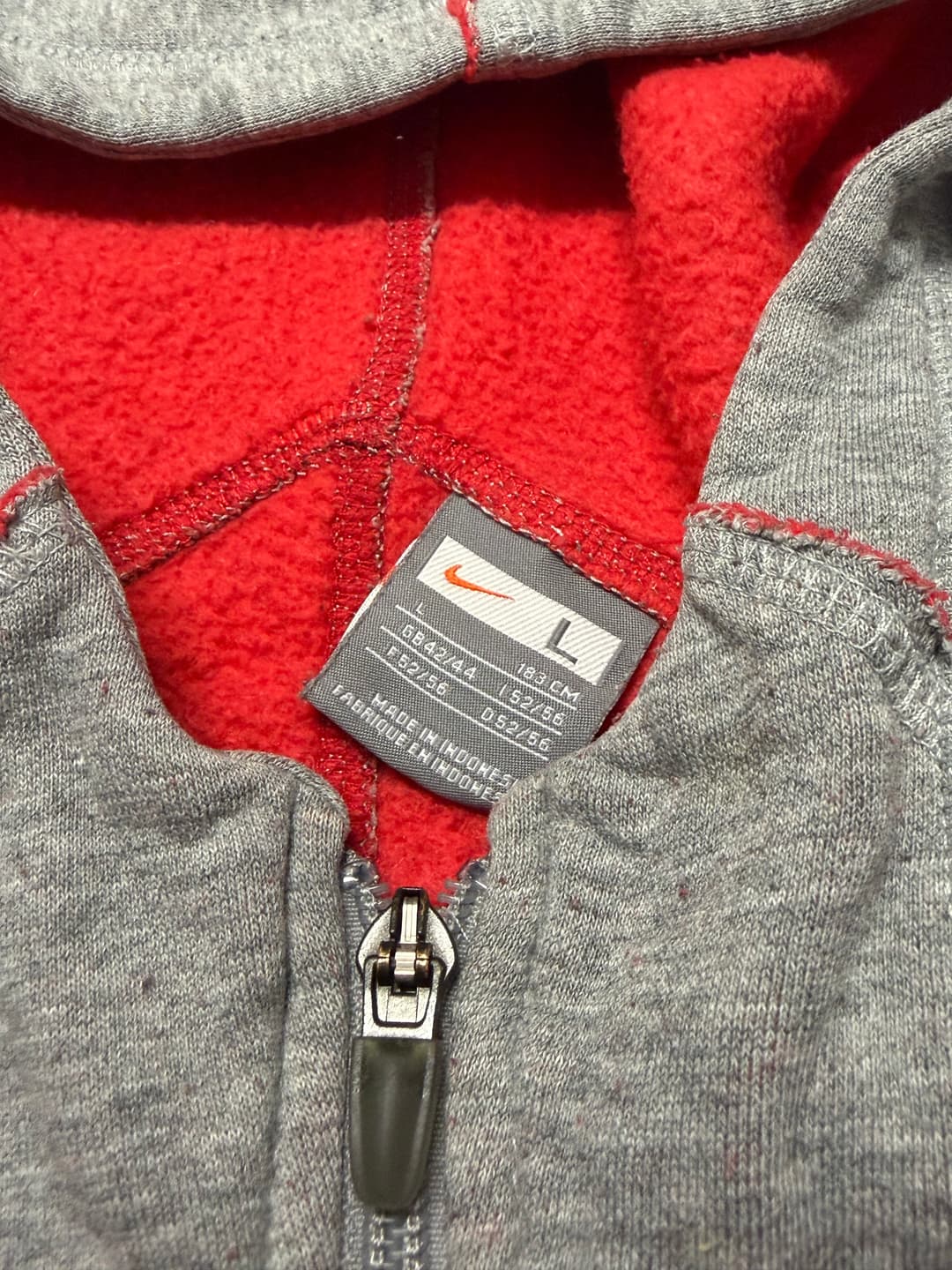 Nike Training MP3 Zip-Up Grey/Red — 5