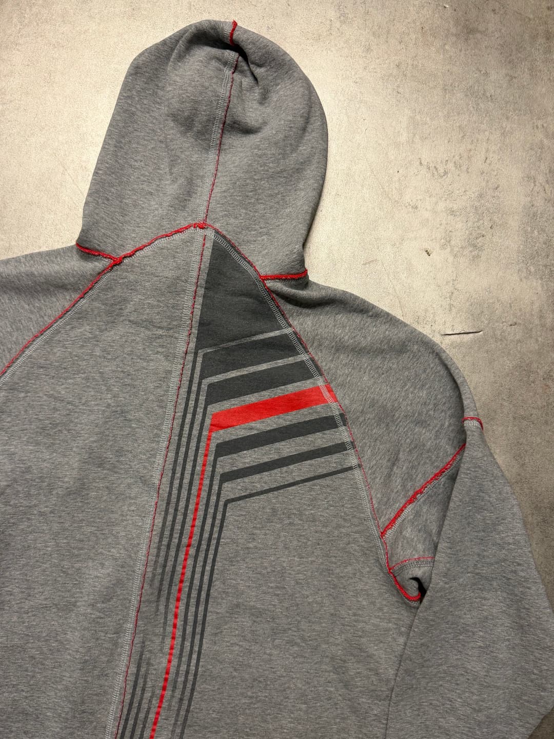 Nike Training MP3 Zip-Up Grey/Red — 4