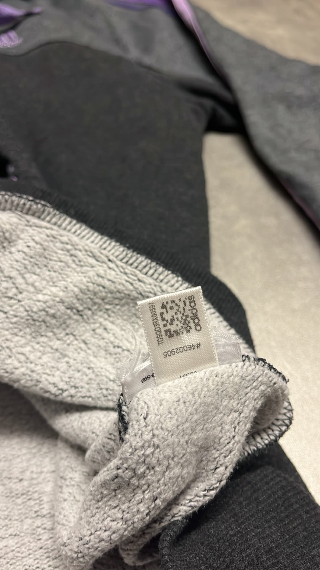 Adidas PE Zip-Up Grey/Purple — 5