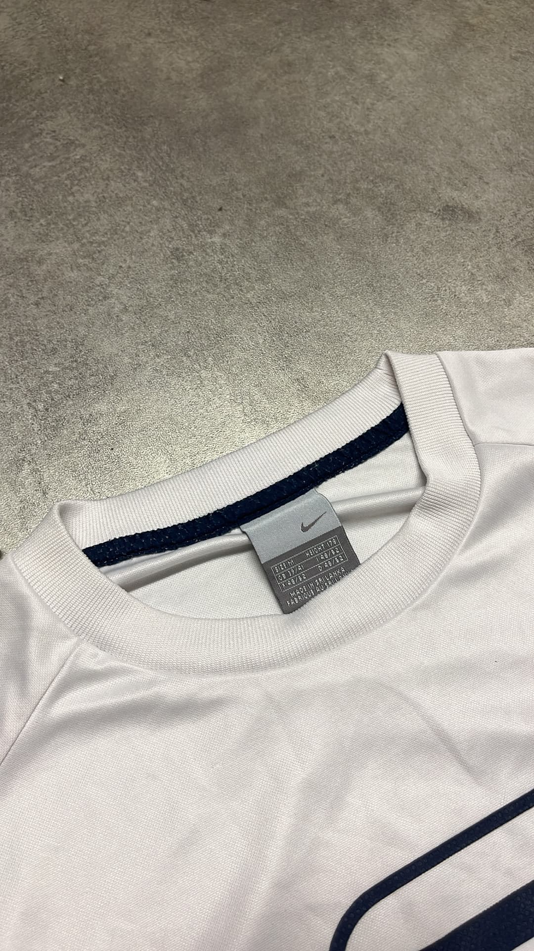 Nike Shox T-Shirt White/Navy — 4