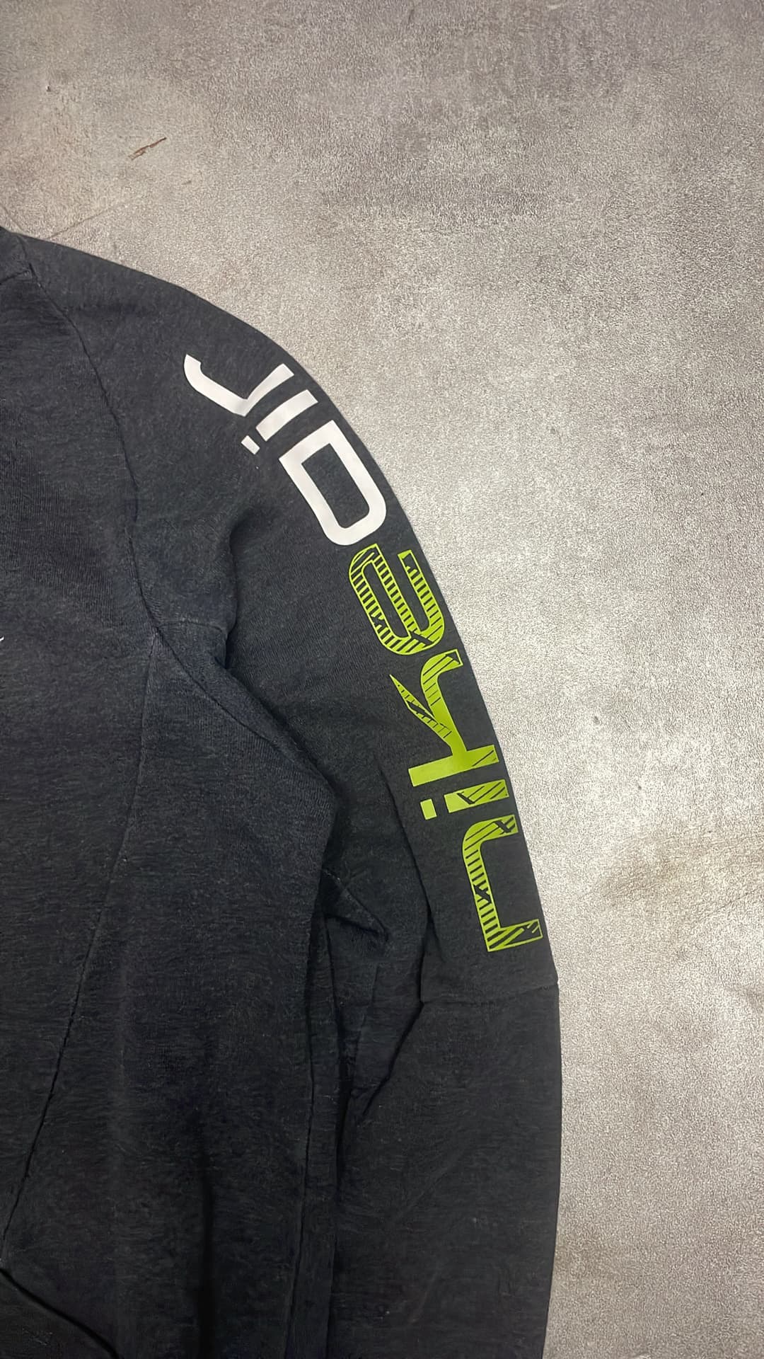 Nike Air Zip-Up Dark-Grey/Neon-Green — 3