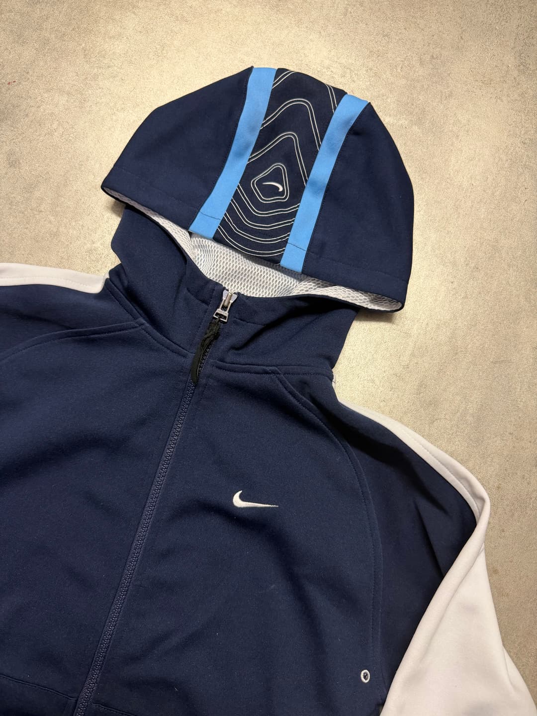 Nike FHS Zip-Up Navy — 2