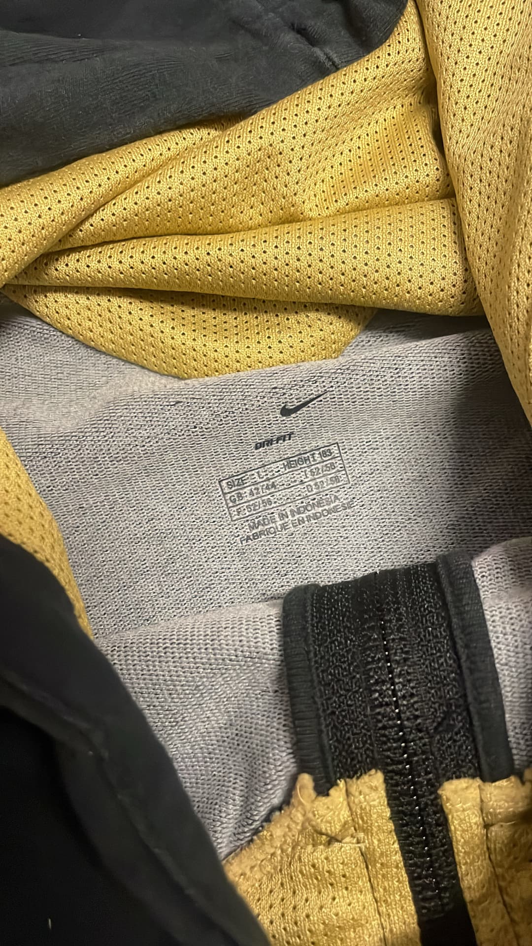 Nike Training Zip-Up Black/Gold — 4
