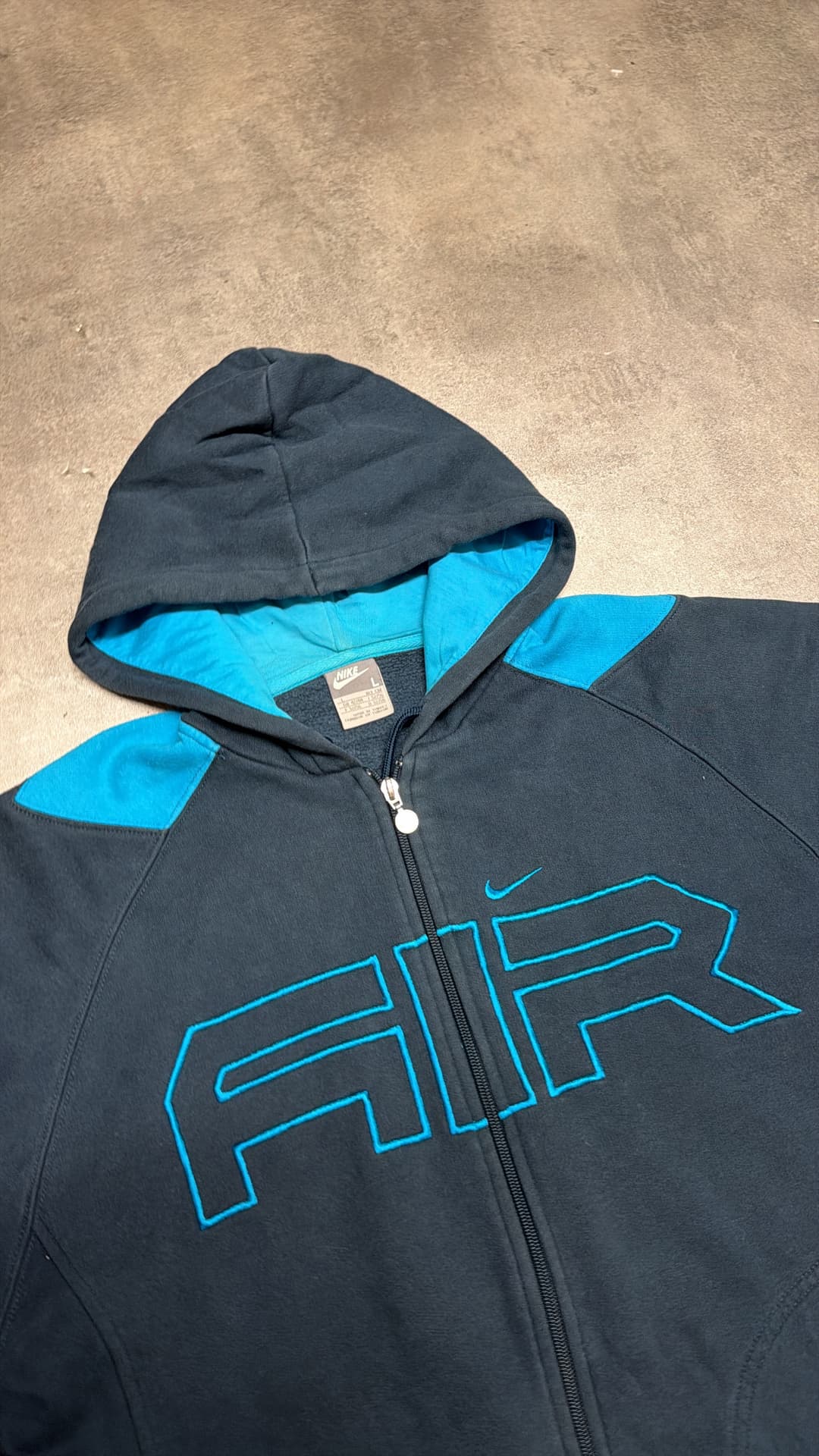 Nike Air Zip-Up Blue — 3